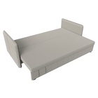 Прямой диван «Слим», ППУ, механизм еврокнижка, рогожка, цвет амур бежевый  (артикул 10842539)  большой выбор товаров оптом и в розницу по низким ценам с доставкой