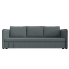 Диван прямой «Слим», ППУ, механизм еврокнижка, рогожка, цвет амур серый - Фото 4