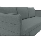 Диван прямой «Слим», ППУ, механизм еврокнижка, рогожка, цвет амур серый - Фото 5