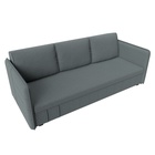 Диван прямой «Слим», ППУ, механизм еврокнижка, рогожка, цвет амур серый - Фото 8