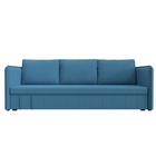 Диван прямой «Слим», ППУ, механизм еврокнижка, рогожка, цвет амур голубой - Фото 4