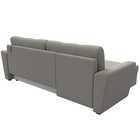 Угловой диван «Амстердам Лайт», ППУ, левый, еврокнижка, рогожка, цвет амур бежевый  (артикул 10842557)  большой выбор товаров оптом и в розницу по низким ценам с доставкой