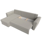 Угловой диван «Амстердам Лайт», ППУ, левый, еврокнижка, рогожка, цвет амур бежевый  (артикул 10842557)  большой выбор товаров оптом и в розницу по низким ценам с доставкой