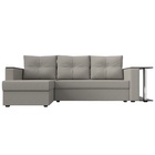 Угловой диван «Атланта Лайт», ППУ, левый, еврокнижка, рогожка, цвет амур бежевый  (артикул 10842568)  большой выбор товаров оптом и в розницу по низким ценам с доставкой