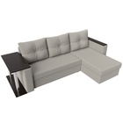 Угловой диван «Атланта Лайт», ППУ, правый, еврокнижка, рогожка, цвет амур бежевый  (артикул 10842574)  большой выбор товаров оптом и в розницу по низким ценам с доставкой