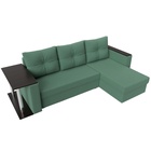 Угловой диван «Атланта Лайт», ППУ, правый, еврокнижка, рогожка, цвет амур зелёный  (артикул 10842578)  большой выбор товаров оптом и в розницу по низким ценам с доставкой