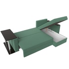 Угловой диван «Атланта Лайт», ППУ, правый, еврокнижка, рогожка, цвет амур зелёный  (артикул 10842578)  большой выбор товаров оптом и в розницу по низким ценам с доставкой