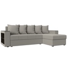 Угловой диван «Дубай Лайт», ППУ, правый, механизм еврокнижка, рогожка, цвет амур бежевый  (артикул 10842585)  большой выбор товаров оптом и в розницу по низким ценам с доставкой