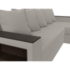 Угловой диван «Дубай Лайт», ППУ, правый, механизм еврокнижка, рогожка, цвет амур бежевый  (артикул 10842585)  большой выбор товаров оптом и в розницу по низким ценам с доставкой