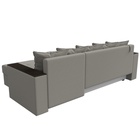 Угловой диван «Дубай Лайт», ППУ, правый, механизм еврокнижка, рогожка, цвет амур бежевый  (артикул 10842585)  большой выбор товаров оптом и в розницу по низким ценам с доставкой