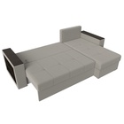 Угловой диван «Дубай Лайт», ППУ, правый, механизм еврокнижка, рогожка, цвет амур бежевый  (артикул 10842585)  большой выбор товаров оптом и в розницу по низким ценам с доставкой