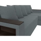 Угловой диван «Дубай Лайт», ППУ, правый, механизм еврокнижка, рогожка, цвет амур серый  (артикул 10842587)  большой выбор товаров оптом и в розницу по низким ценам с доставкой