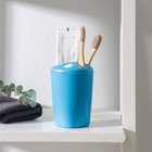 Подставка для зубных щёток Aqua, цвет голубая лагуна - Фото 1