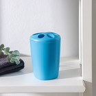 Подставка для зубных щёток Aqua, цвет голубая лагуна - Фото 2