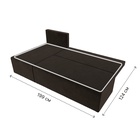 Угловой диван «Поло», ППУ, левый угол, еврокнижка, микровельвет, цвет коричневый  (артикул 10842602)  большой выбор товаров оптом и в розницу по низким ценам с доставкой