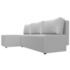 Угловой диван «Поло», ППУ, левый угол, еврокнижка, экокожа, цвет белый - Фото 2