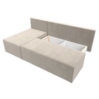 Угловой диван «Поло», ППУ, левый угол, еврокнижка, цвет бежевый  (артикул 10842606)  большой выбор товаров оптом и в розницу по низким ценам с доставкой