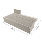 Угловой диван «Поло», ППУ, левый угол, еврокнижка, цвет бежевый  (артикул 10842606)  большой выбор товаров оптом и в розницу по низким ценам с доставкой