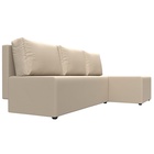 Угловой диван «Поло», ППУ, правый угол, еврокнижка, экокожа, цвет бежевый - Фото 2