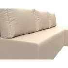 Угловой диван «Поло», ППУ, правый угол, еврокнижка, экокожа, цвет бежевый - Фото 3