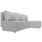 Угловой диван «Поло», ППУ, правый угол, еврокнижка, экокожа, цвет белый - Фото 2