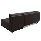 Угловой диван «Поло», ППУ, правый угол, еврокнижка, экокожа, цвет коричневый - Фото 5