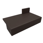 Угловой диван «Поло», ППУ, правый угол, еврокнижка, экокожа, цвет коричневый - Фото 7