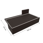 Угловой диван «Поло», ППУ, правый угол, еврокнижка, экокожа, цвет коричневый - Фото 9