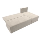 Угловой диван «Поло», ППУ, правый угол, еврокнижка, микровельвет, цвет бежевый  (артикул 10842614)  большой выбор товаров оптом и в розницу по низким ценам с доставкой