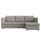 Угловой диван «Слим», ППУ, правый угол, еврокнижка, рогожка, цвет амур бежевый  (артикул 10842629)  большой выбор товаров оптом и в розницу по низким ценам с доставкой