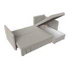 Угловой диван «Слим», ППУ, правый угол, еврокнижка, рогожка, цвет амур бежевый  (артикул 10842629)  большой выбор товаров оптом и в розницу по низким ценам с доставкой