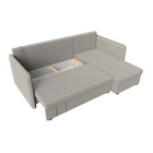 Угловой диван «Слим», ППУ, правый угол, еврокнижка, рогожка, цвет амур бежевый  (артикул 10842629)  большой выбор товаров оптом и в розницу по низким ценам с доставкой