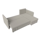 Угловой диван «Слим», ППУ, правый угол, еврокнижка, рогожка, цвет амур бежевый  (артикул 10842629)  большой выбор товаров оптом и в розницу по низким ценам с доставкой