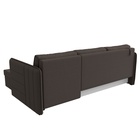 Угловой диван «Слим», ППУ, правый угол, еврокнижка, рогожка, цвет амур коричневый  (артикул 10842631)  большой выбор товаров оптом и в розницу по низким ценам с доставкой