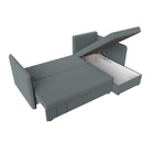 Угловой диван «Слим», ППУ, правый угол, еврокнижка, рогожка, цвет амур серый  (артикул 10842632)  большой выбор товаров оптом и в розницу по низким ценам с доставкой