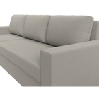 Угловой диван «Траумберг Лайт», ППУ, еврокнижка, левый угол, рогожка, цвет амур бежевый  (артикул 10842635)  большой выбор товаров оптом и в розницу по низким ценам с доставкой