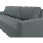 Угловой диван «Траумберг Лайт», ППУ, еврокнижка, левый угол, рогожка, цвет амур серый  (артикул 10842637)  большой выбор товаров оптом и в розницу по низким ценам с доставкой