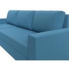 Угловой диван «Траумберг Лайт», ППУ, еврокнижка, левый угол, рогожка, цвет амур голубой  (артикул 10842638)  большой выбор товаров оптом и в розницу по низким ценам с доставкой