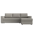 Угловой диван «Траумберг Лайт», ППУ, еврокнижка, правый угол, рогожка, цвет амур бежевый  (артикул 10842641)  большой выбор товаров оптом и в розницу по низким ценам с доставкой