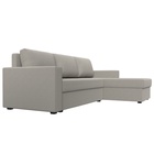 Угловой диван «Траумберг Лайт», ППУ, еврокнижка, правый угол, рогожка, цвет амур бежевый  (артикул 10842641)  большой выбор товаров оптом и в розницу по низким ценам с доставкой