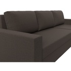 Угловой диван «Траумберг Лайт», ППУ, еврокнижка, правый угол, рогожка, амур коричневый  (артикул 10842642)  большой выбор товаров оптом и в розницу по низким ценам с доставкой