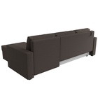 Угловой диван «Траумберг Лайт», ППУ, еврокнижка, правый угол, рогожка, амур коричневый  (артикул 10842642)  большой выбор товаров оптом и в розницу по низким ценам с доставкой