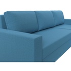 Угловой диван «Траумберг Лайт», ППУ, еврокнижка, правый угол, рогожка, цвет амур голубой  (артикул 10842644)  большой выбор товаров оптом и в розницу по низким ценам с доставкой