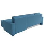 Угловой диван «Траумберг Лайт», ППУ, еврокнижка, правый угол, рогожка, цвет амур голубой  (артикул 10842644)  большой выбор товаров оптом и в розницу по низким ценам с доставкой