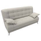 Прямой диван «Анна», ПБ, механизм книжка, рогожка, цвет амур бежевый  (артикул 10842646)  большой выбор товаров оптом и в розницу по низким ценам с доставкой