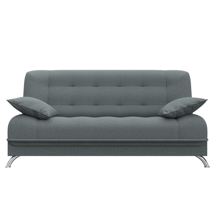 Диван прямой «Анна», ПБ, механизм книжка, рогожка, цвет амур цвет серый - Фото 1