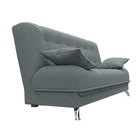 Прямой диван «Анна», ПБ, механизм книжка, рогожка, цвет амур серый  (артикул 10842648)  большой выбор товаров оптом и в розницу по низким ценам с доставкой