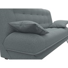 Прямой диван «Анна», ПБ, механизм книжка, рогожка, цвет амур серый  (артикул 10842648)  большой выбор товаров оптом и в розницу по низким ценам с доставкой