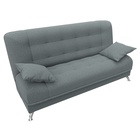 Прямой диван «Анна», ПБ, механизм книжка, рогожка, цвет амур серый  (артикул 10842648)  большой выбор товаров оптом и в розницу по низким ценам с доставкой