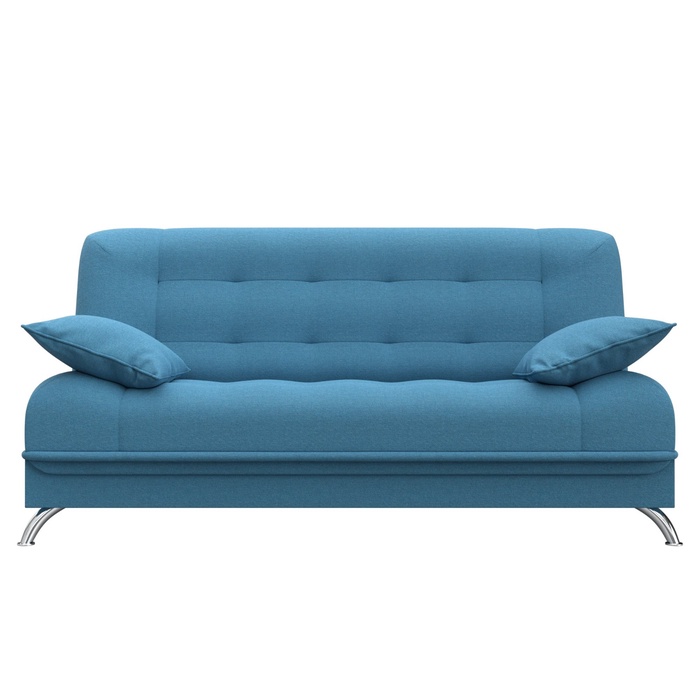 Диван прямой «Анна», ПБ, механизм книжка, рогожка, цвет амур голубой - Фото 1